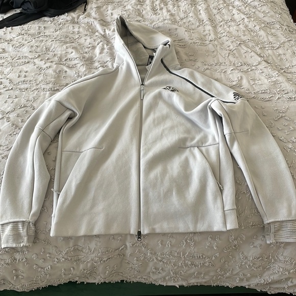 Adidas Texas A&M University Zip Up Hoodie, Gray, Size XL - Picture 3 of 9